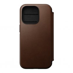 iPhone 14 Pro Etui Modern Leather Folio Brun