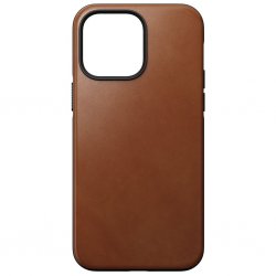iPhone 14 Pro Max Cover Modern Leather Case English Tan