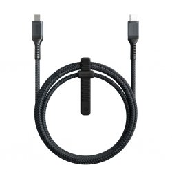 USB-C til USB-C Kevlar Kabel 1.5M Svart