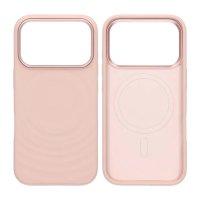 iPhone 17 Pro Cover Silikone MagSafe Lyserød