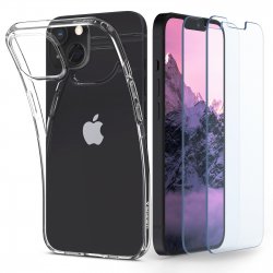 iPhone 13 Cover Skærmbeskytter Crystal Pack Crystal Clear