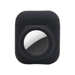 AirPods (1/2)/AirTag Cover Silikone Sort