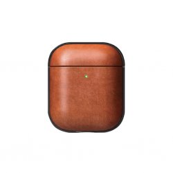AirPods (1/2) Cover Ægte Læder Tan