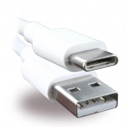AP51 / HL-1121 Data- och LaddningsKabel USB till USB Type-C 1m Hvid
