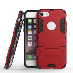 Apple iPhone 7/8/SE Extra Skyddande Cover Stativ Rød