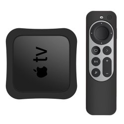 Apple TV 4K 2021/Apple TV Remote (gen 2) Cover Silikone Sort
