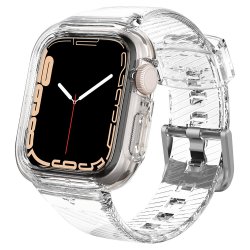 Apple Watch 40/41mm Cover Armbånd Liquid Crystal Pro Crystal Clear