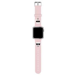 Apple Watch 42/44/45mm/Apple Watch Ultra Armbånd Karl & Choupette Lyserød