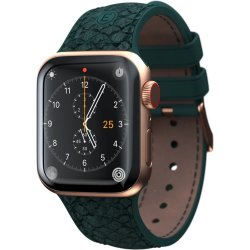Apple Watch 42/44/45mm Armbånd Salmon Series Grøn