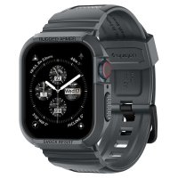 Apple Watch 44/45mm Armbånd og Case Rugged Armor Pro Dark Gray