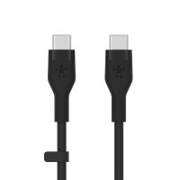 BOOST CHARGE USB-C to USB-C 2.0 Silicon 2M Black