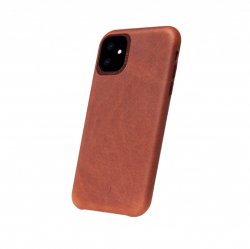 iPhone 11 Leather Backcover Brown