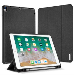 Domo Series Etui till iPad Air 2019 / iPad Pro 10.5 Stof TPU Tri-Fold Sort