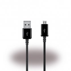 ECB-DU4EBE Data- och LaddningsKabel USB till Micro-USB 1.5m Sort