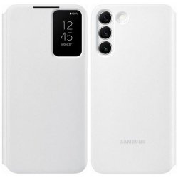 Original Galaxy S22 Plus Etui Smart Clear View Cover Hvid