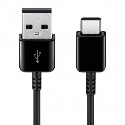 EP-DG950 Data- och LaddningsKabel USB till USB Type-C 1.2m Sort