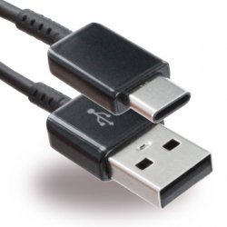 EP-DW700CBE Data- och LaddningsKabel USB till USB Type-C 1.5m Sort