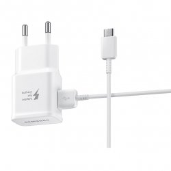 EP-TA20EWE LaddningsAdapter + USB Type-C Kabel 1.2m Hvid