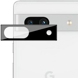 Google Pixel 7a Kameralinsebeskytter i Hærdet Glas Sort