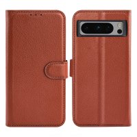 Google Pixel 8 Pro Etui med Stativ Brun