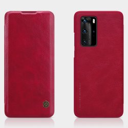 Huawei P40 Pro Etui Qin Series Rød