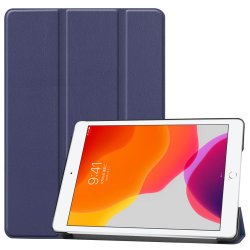 iPad 10.2 (gen 7/8/9) Etui Foldelig Smart Mørkeblå