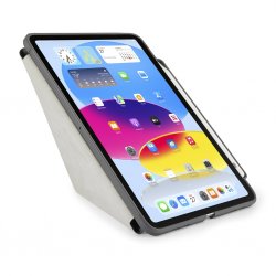 iPad 10.9 (gen 10)/iPad 11 (A16) Etui Origami No3 Pencil Case Lysegrå