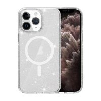 iPhone 11 Pro Cover Glitter MagSafe Transparent