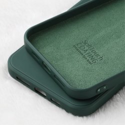 iPhone 12/iPhone 12 Pro Cover Silikonee Mørkegrøn