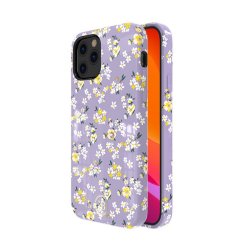 iPhone 12 Pro Max Cover Flower Series Lilla/Gul Blomma