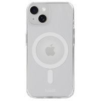 iPhone 13/14/15 Cover MagSafe Case Hvid Transparent