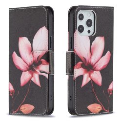 iPhone 13 Pro Etui Motiv Lyserød Lotus
