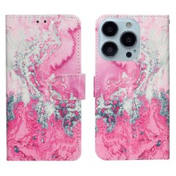 iPhone 13 Pro Etui Motiv Lyserød Sten