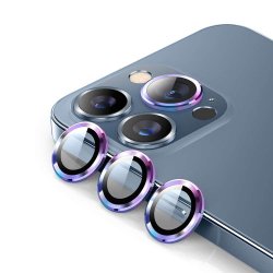 iPhone 13 Pro/iPhone 13 Pro Max Kameralinsebeskytter Hærdet Glas Flerfarvet