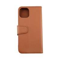 iPhone 13 Pro Etui Udfoldelig Kortholder Brun