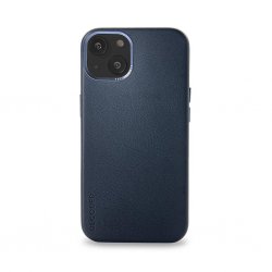 iPhone 13 Cover Leather Backcover Matte Navy