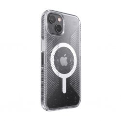 iPhone 13 Cover Presidio Perfect-Clear with Grips Glitter MagSafe
