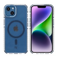 iPhone 13/iPhone 14 Cover TPU MagSafe Blå