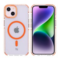 iPhone 13/iPhone 14 Cover TPU MagSafe Orange