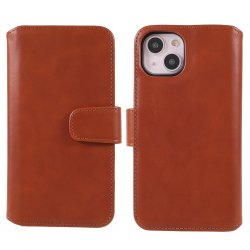 iPhone 14 Etui Essential Leather Maple Brown