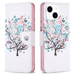 iPhone 14 Etui Motiv Blomstertræer