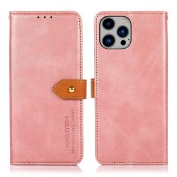 iPhone 14 Plus Etui med Klap Roseguld
