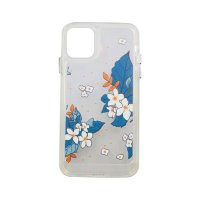 iPhone 14 Cover Motiv Blå Blad