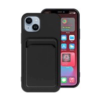 iPhone 14 Cover Kortholder Sort