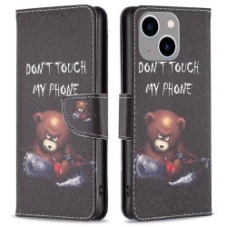 iPhone 14 Plus Etui Motiv Bjørn Don't Touch My Phone
