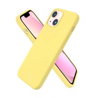 iPhone 14 Plus Cover Silikone Gul