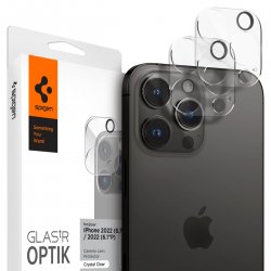 iPhone 14/15 Pro & Pro Max Kameralinsebeskytter Glas.tR Optik 2-pak Crystal Clear