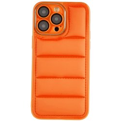 iPhone 14 Pro Max Cover Down Jacket Design Orange