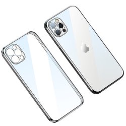 iPhone 14 Pro Max Cover Pletteret Kant Sølv