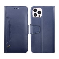 iPhone 14 Pro Etui Udfoldelig Kortholder Blå